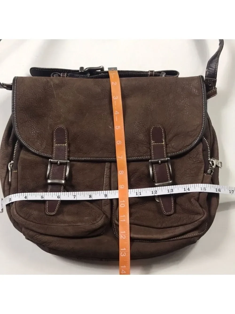 GLD brown leather